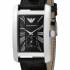 Emporio Armani Men's AR0143 Classic Black Leather Band Watch Image 2